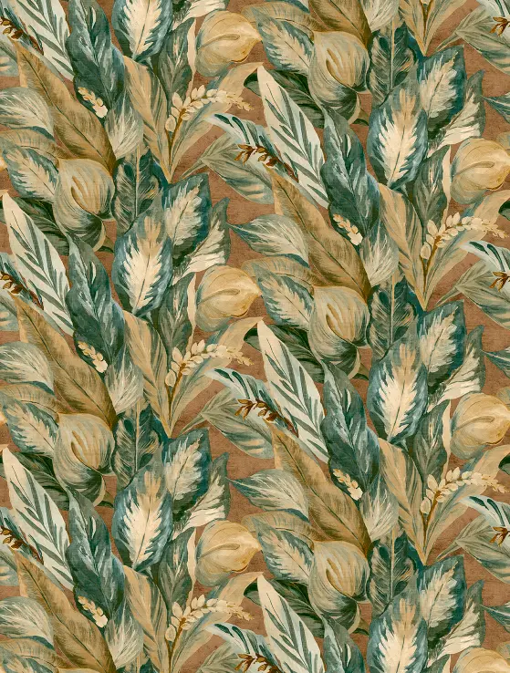 Feature Walls Foliage mustard 212x280cm