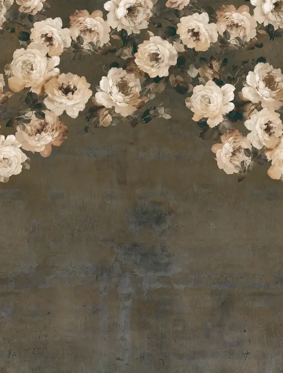 Feature Walls Flowers bronze 212x280cm