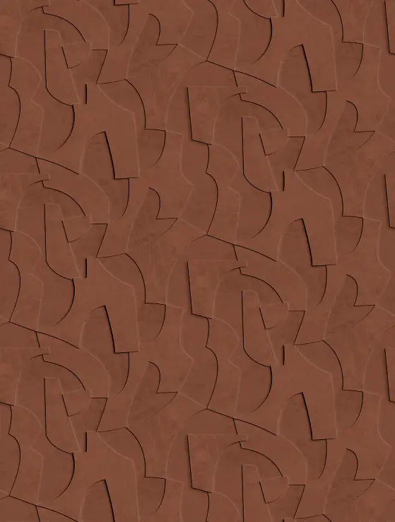 Feature Walls 3D Geo copper 212x280cm