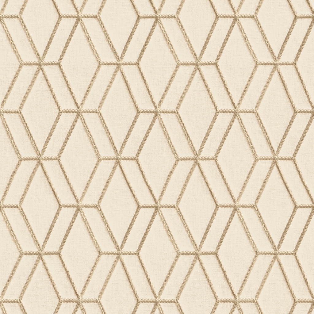 Behang Wallstitch/BS1 hexagonal beige