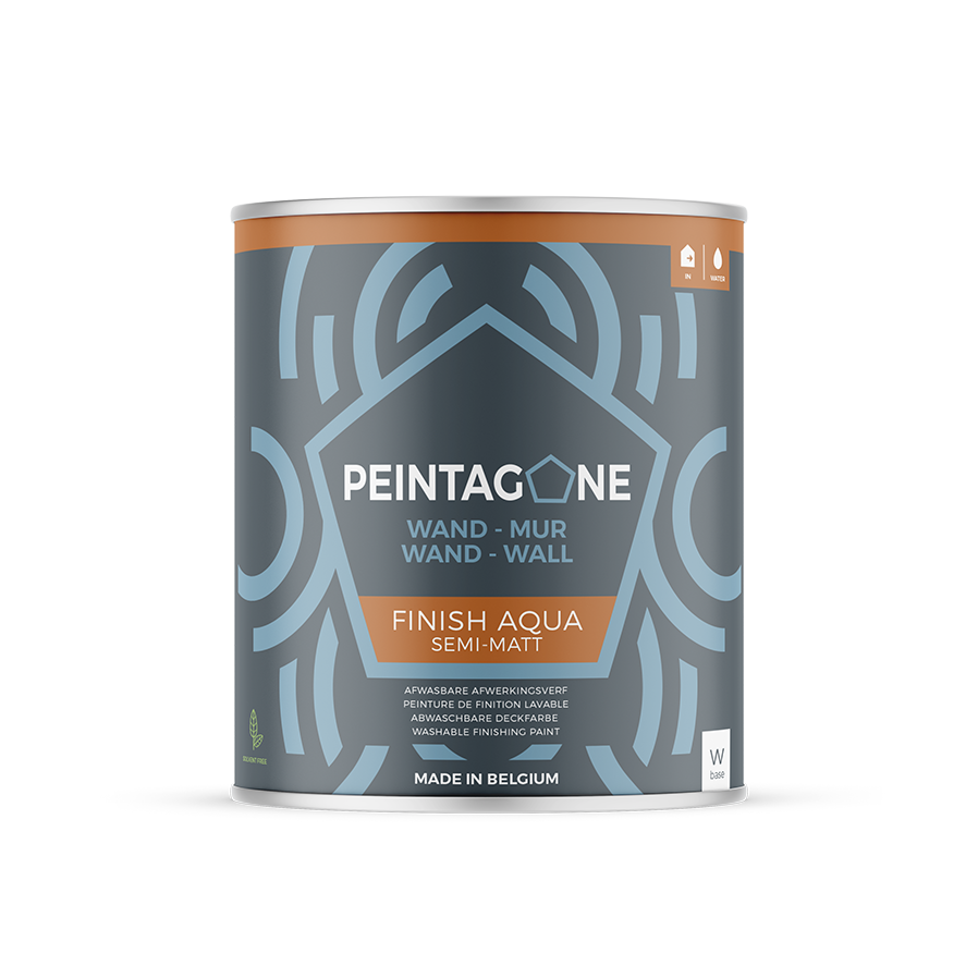 Peinta Finish Aqua Semi Matt Wit  