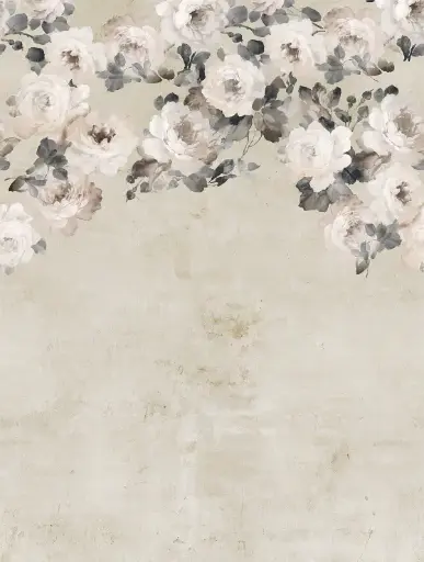 [12FW4023.1] Feature Walls Flowers beige 212x280cm