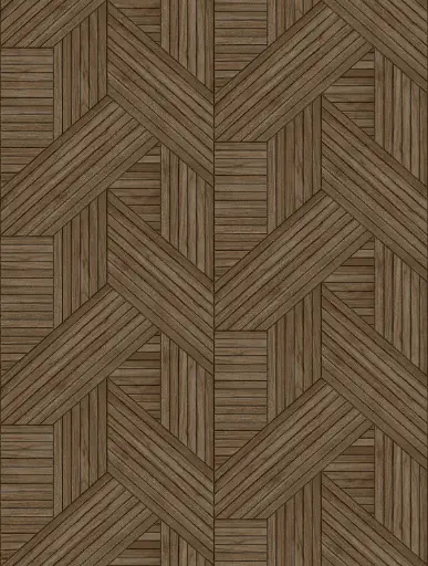 [12FW4036.3] Feature Walls Wood Slats brown 212x280cm