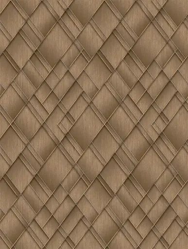 [12FW4037.3] Feature Walls Geometric brown 212x280cm