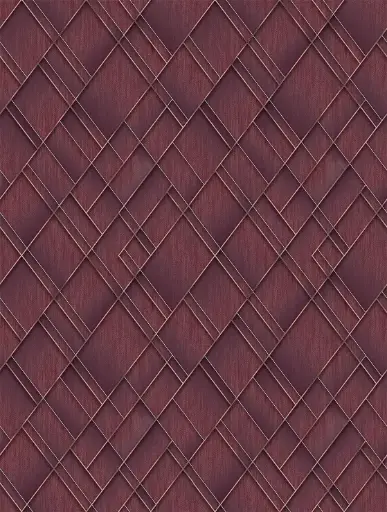 [12FW4037.4] Feature Walls Geometric burgdy 212x280cm