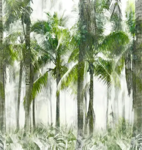 [12FW4054.1] Feature Walls Palm Forest grn 265x280cm