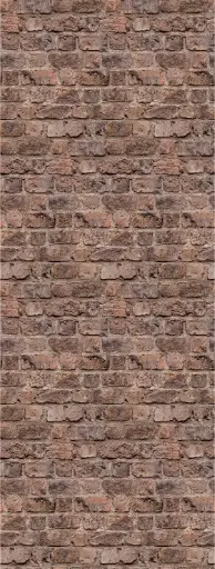 [12FW4055.1] Feature Walls Bricks d. red 106x280cm