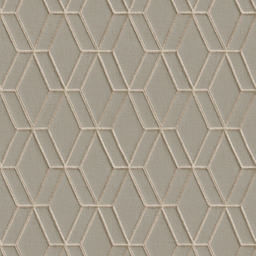 [38DE120064] Behang Wallstitch/BS1 hexagonal grey