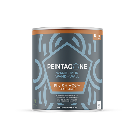 Peinta Finish Aqua Semi Matt Wit  